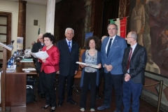 prof Mantovani ritira il premio