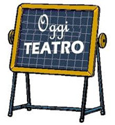 lavagna con scritto teatro