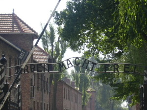 ingresso al campo di Auschwitz